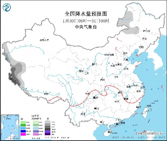 天富娱乐：西藏西南部有较强降雪 冷空气将影响我国大部地区